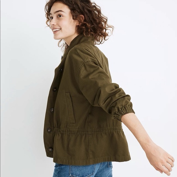 NWT Madewell Highbury Military Jacket, size Medium - Picture 3 of 10